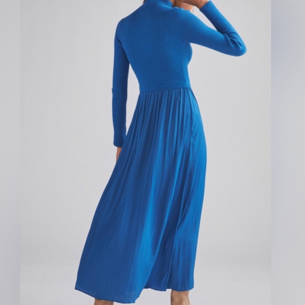 Anthropologie Blue Maxi Dress